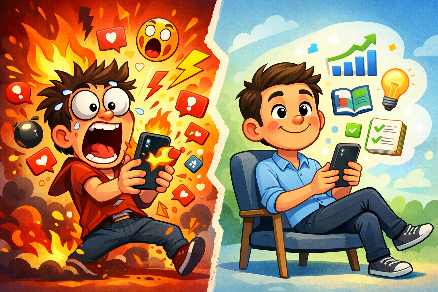 Read more about the article Konten Sensasi vs Konten Edukatif: Mana yang Lebih Baik untuk Personal Branding?